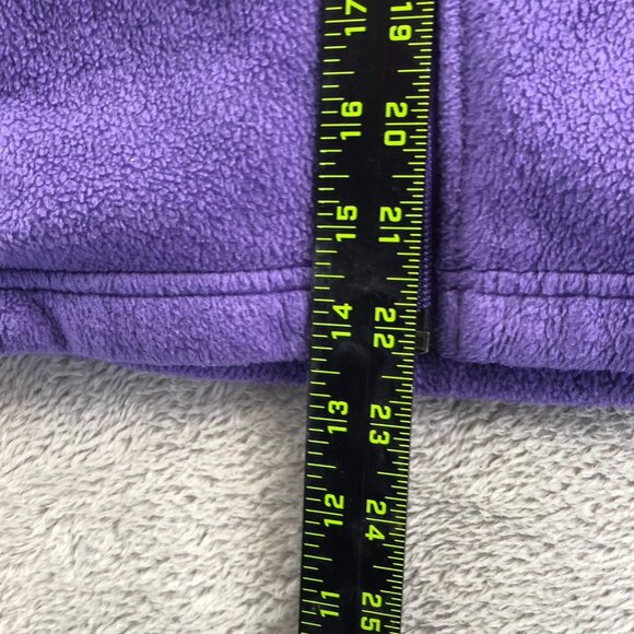 Columbia Women Fleece Jacket Size XL Full Zip Staand Collar Outdoors Purple Cozy - Picture 4 of 12
